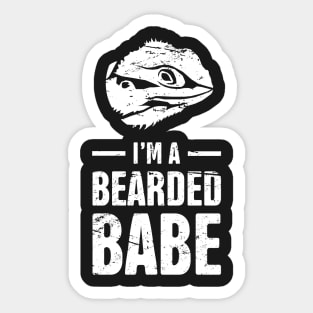 I'm A Bearded Dragon Babe Sticker
